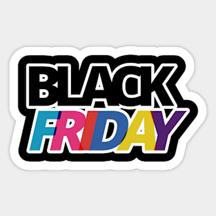 Black Friday Team Shopping Sticker